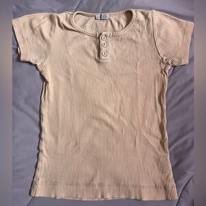 Jamie Kay peach ribbed t shirt size 7